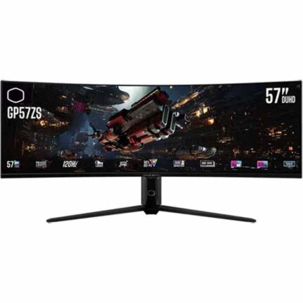مانیتور Cooler Master GP57ZS - کیفیت Dual-4K - خمیده - سایز 57 اینچ